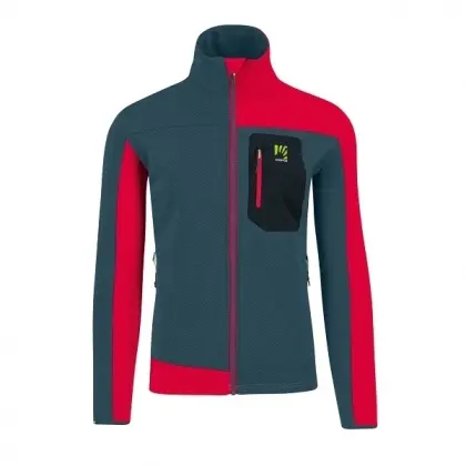 Bunda Karpos Cherz Fleece - Stargazer/Fieryred