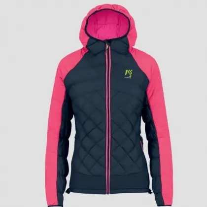 Bunda Karpos Lastei Active Plus Jacket Woman - Vulcan/Fandango Pink