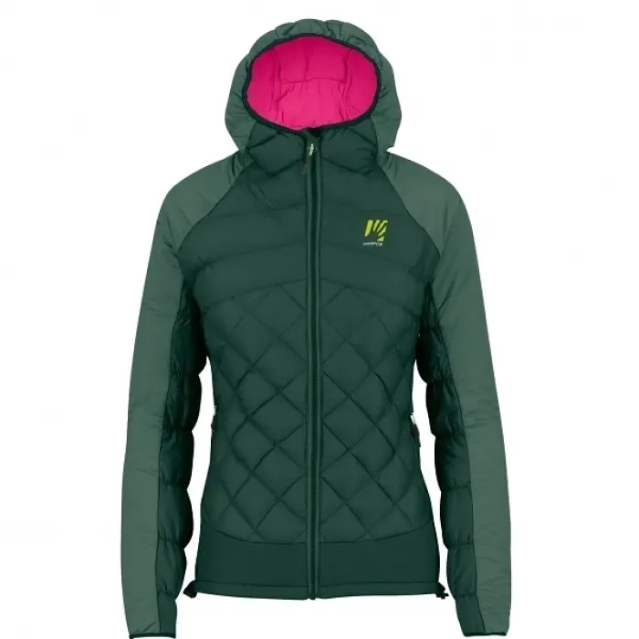 Bunda Karpos Lastei Active Plus Jacket Woman - Jungle Green/Duck Green