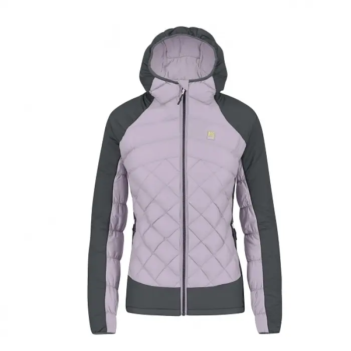 Bunda Karpos Lastei Active Plus Jacket Woman - Lavender/Woodlight gray