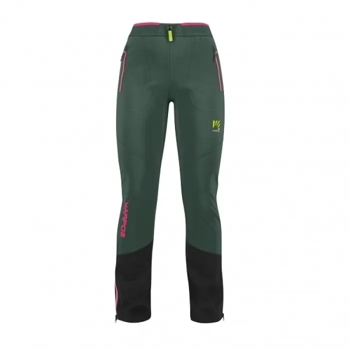 Nohavice Karpos Alagna Plus Evo Pants Woman - Jungle Green/Duck Green