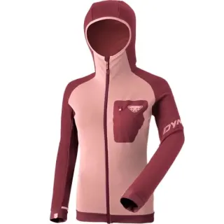 Bunda Dynafit Radical Polartec Hooded Jacket Woman - Burgundy