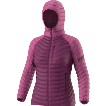 Bunda Dynafit Radical Down RDS Hooded Jacket Woman - Magenta