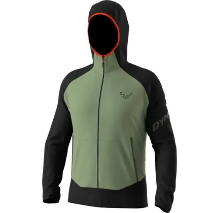 Bunda Dynafit Transalper Light Polartec Hoody Jacket - Black out/sage