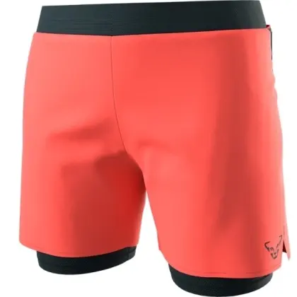 Nohavice Dynafit Alpine Pro 2in1 Shorts Woman - Hot Coral