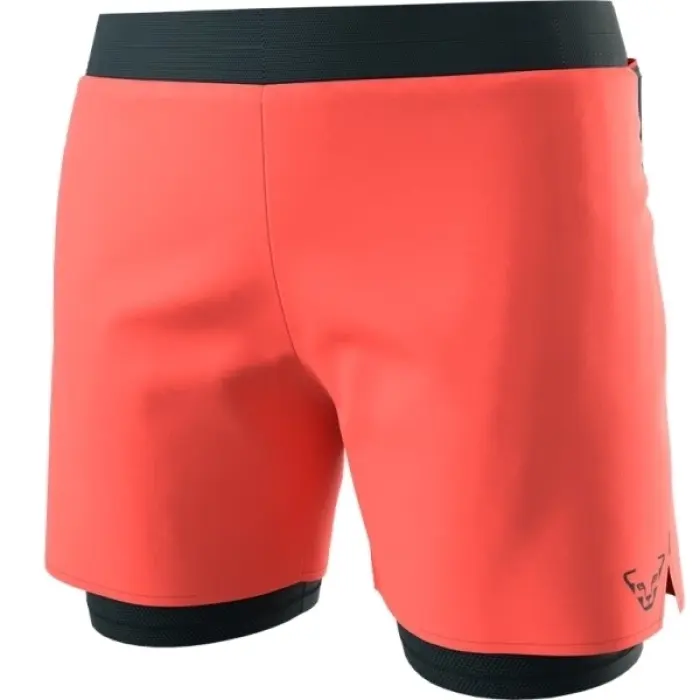 Nohavice Dynafit Alpine Pro 2in1 Shorts Woman - Hot Coral