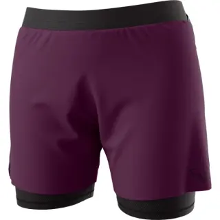 Nohavice Dynafit Alpine Pro 2in1 Shorts Woman - Royal Purple