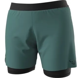 Nohavice Dynafit Alpine Pro 2in1 Shorts Woman - Atlantic