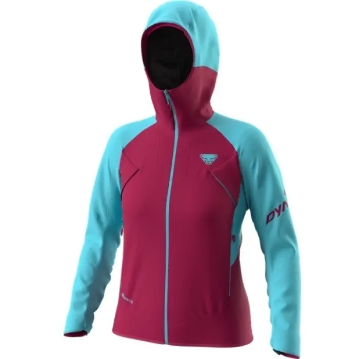 Bunda Dynafit Transalper Gore-tex Jacket Woman - Marine blue/beet red