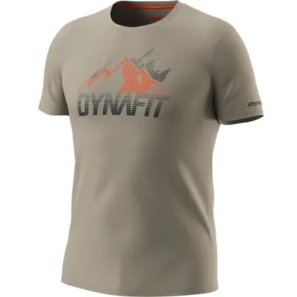 Tričko Dynafit Transalper Graphic S/S Tee - Rock khaki