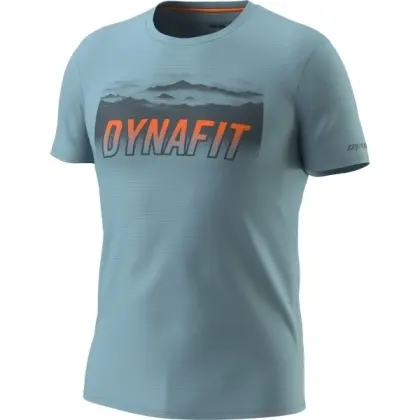 Tričko Dynafit Transalper Graphic S/S Tee - Smoke Blue