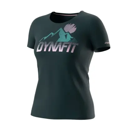 Tričko Dynafit Transalper Graphic S/S Tee Woman - Blueberry