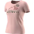 Tričko Dynafit Transalper Graphic S/S Tee Women - Pale rose
