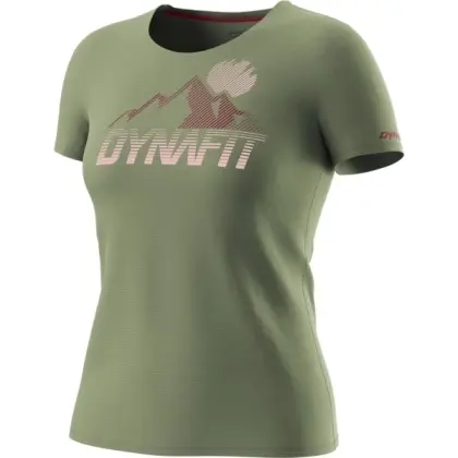 Tričko Dynafit Transalper Graphic S/S Tee Women - Sage