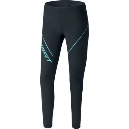Nohavice Dynafit Winter Running Tights Woman - Blueberry/marine blue