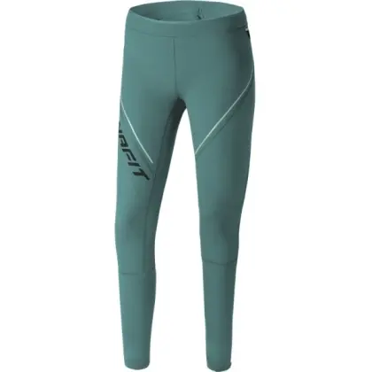 Nohavice Dynafit Winter Running Tights Woman - Atlantic
