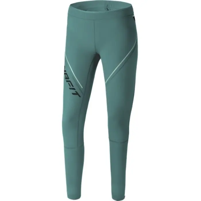 Nohavice Dynafit Winter Running Tights Woman - Atlantic