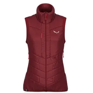 Vesta Salewa Ortles Hybrid Tirolwool Vest Woman - Syrah