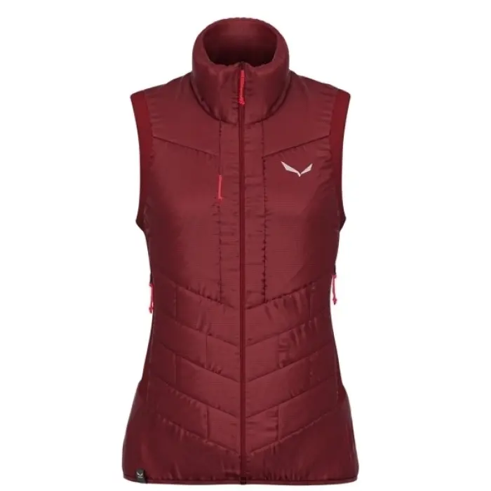 Vesta Salewa Ortles Hybrid Tirolwool Vest Woman - Syrah