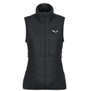 Vesta Salewa Ortles Hybrid Tirolwool Vest Woman - Black out