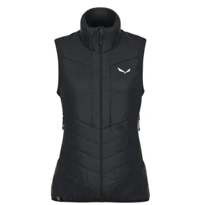 Vesta Salewa Ortles Hybrid Tirolwool Vest Woman - Black out