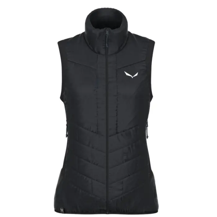 Vesta Salewa Ortles Hybrid Tirolwool Vest Woman - Black out