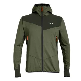 Bunda Salewa Agner Hybrid Polarlite DST Jacket - Dark olive melange