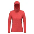 Bunda Salewa Ortles Hybrit Tirolwool Jacket Woman - Flame