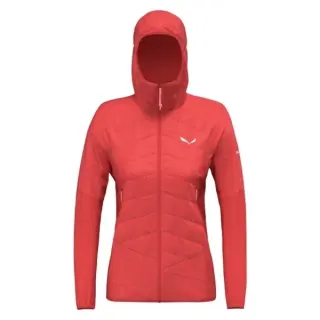 Bunda Salewa Ortles Hybrit Tirolwool Jacket Woman - Flame
