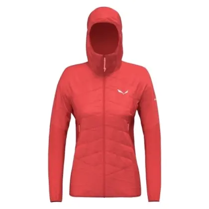 Bunda Salewa Ortles Hybrit Tirolwool Jacket Woman - Flame