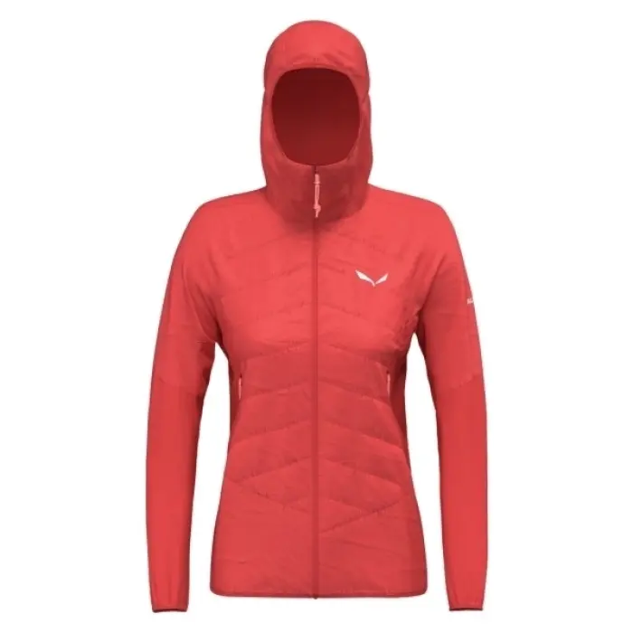 Bunda Salewa Ortles Hybrit Tirolwool Jacket Woman - Flame
