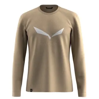 Tričko Salewa Solidlogo Dry L/S Tee - Quicksand