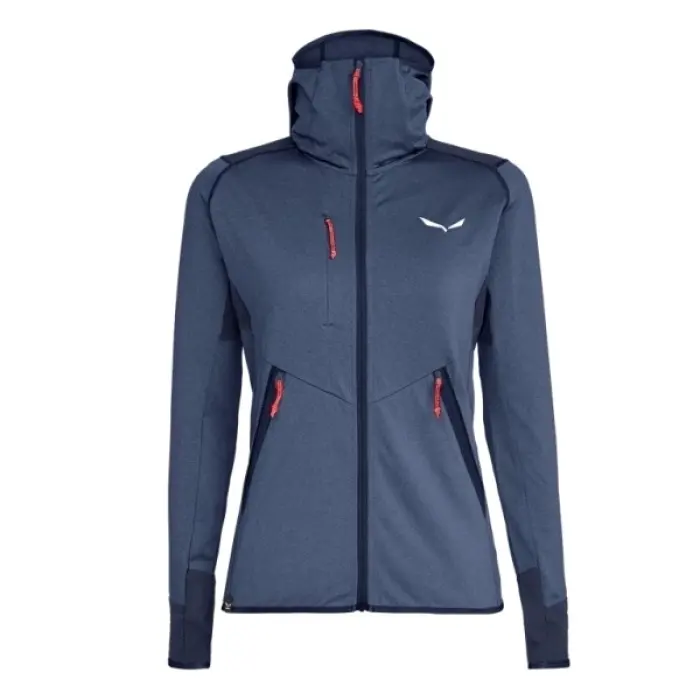 Bunda Salewa Agner Hybrid PL/DST Hoody Woman - Navy blazer