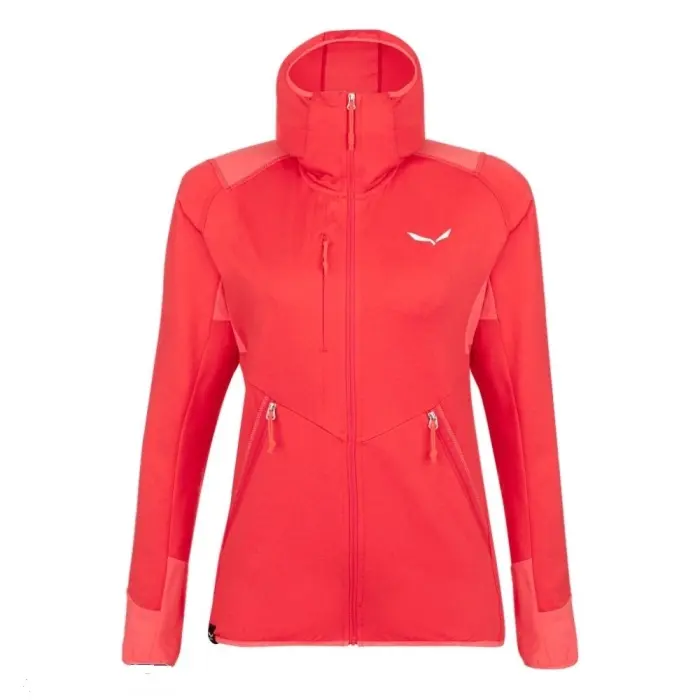 Bunda Salewa Agner Hybrid PL/DST Hoody Woman - Flame