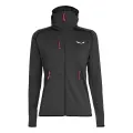 Bunda Salewa Agner Hybrid PL/DST Hoody Woman - Black out