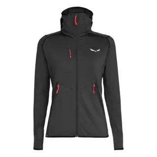 Bunda Salewa Agner Hybrid PL/DST Hoody Woman - Black out
