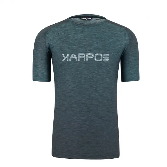 Tričko Karpos Prato Piazza T-shirt - Dark slate/Vulcan