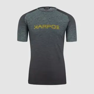 Tričko Karpos Prato Piazza T-shirt - Black/North atlantic