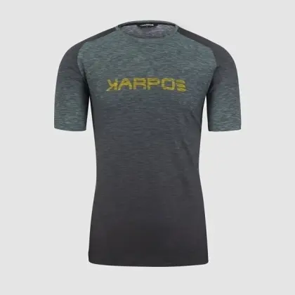 Tričko Karpos Prato Piazza T-shirt - Black/North atlantic