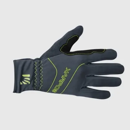 Rukavice Karpos Alagna Gloves - Dark slate/lime green