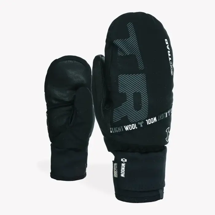 Rukavice Ski Trab Mitt Cabrio K Evo Wool Gloves - Black