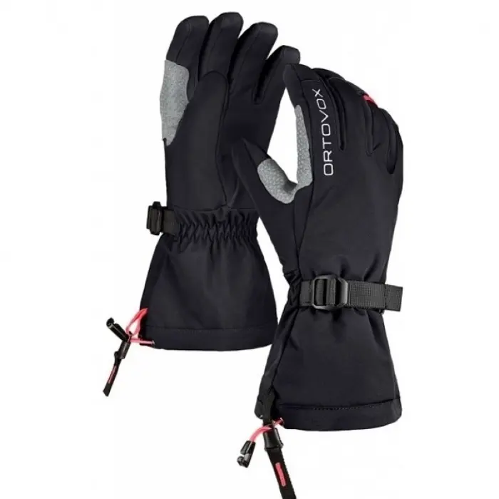 Rukavice Ortovox Merino Mountain Gloves Woman - Black raven