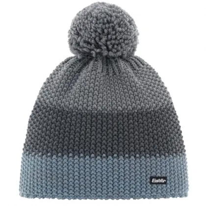 Čiapka Eisbär Star Pompon Mu Beanie - grey/blue