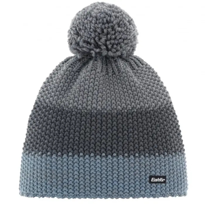 Čiapka Eisbär Star Pompon Mu Beanie - grey/blue