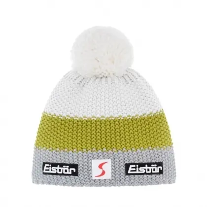 Čiapka Eisbär Star Pompon Mu Sp Beanie - grey/green/white