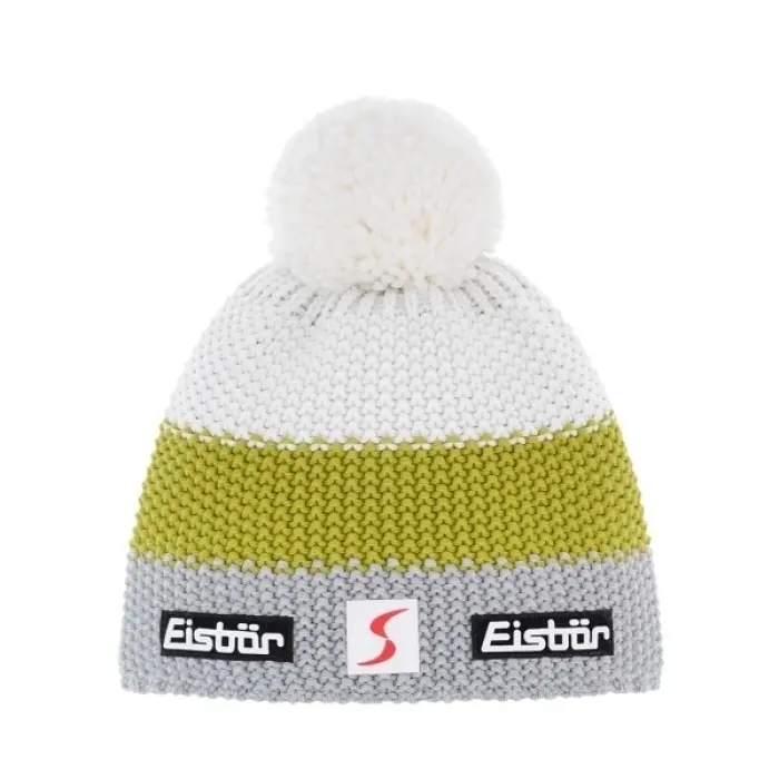Čiapka Eisbär Star Pompon Mu Sp Beanie - grey/green/white