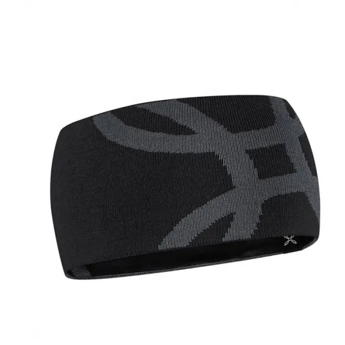 Čelenka Montura Merino Logo Band - Black/antracit