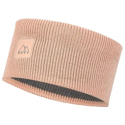 Čelenka Buff Crossknit Headband - solid pale pink