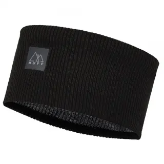 Čelenka Buff Crossknit Headband - solid black