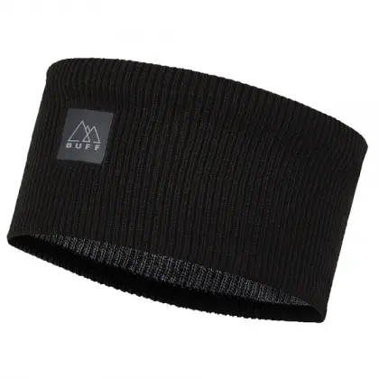 Čelenka Buff Crossknit Headband - solid black